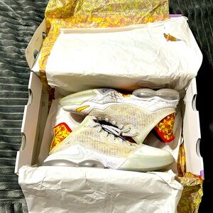 LeBron Nike tennis shoes fruity pebbles